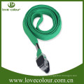 Poliéster color personalizado personalizada al por mayor personalizada lanyard impreso en stock